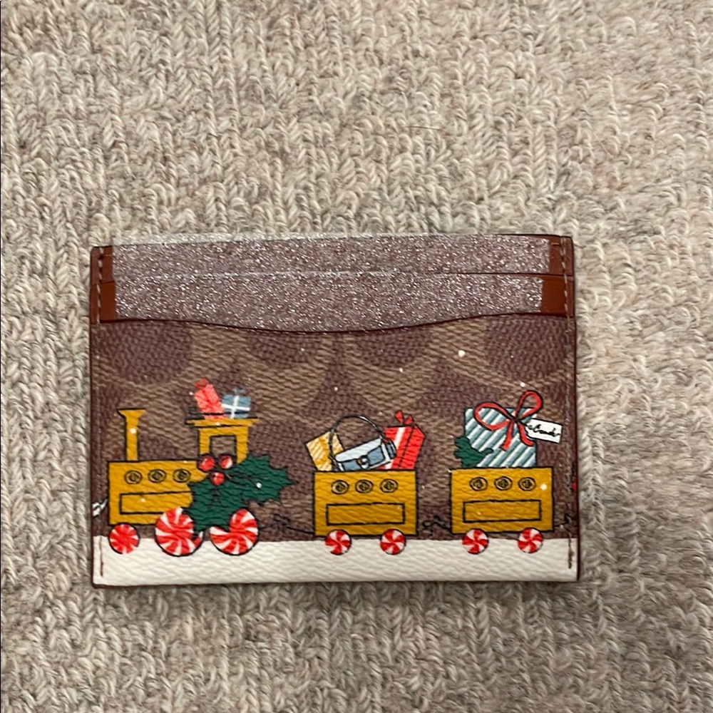 Coach Holiday Train Card Holder.